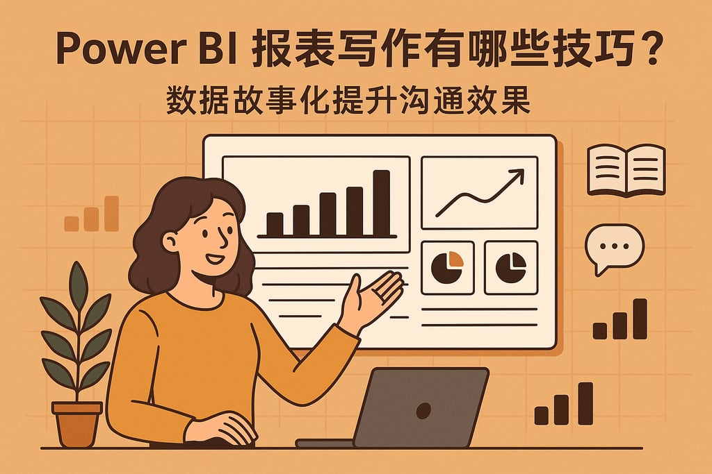 Power BI报表写作有哪些技巧？数据故事化提升沟通效果